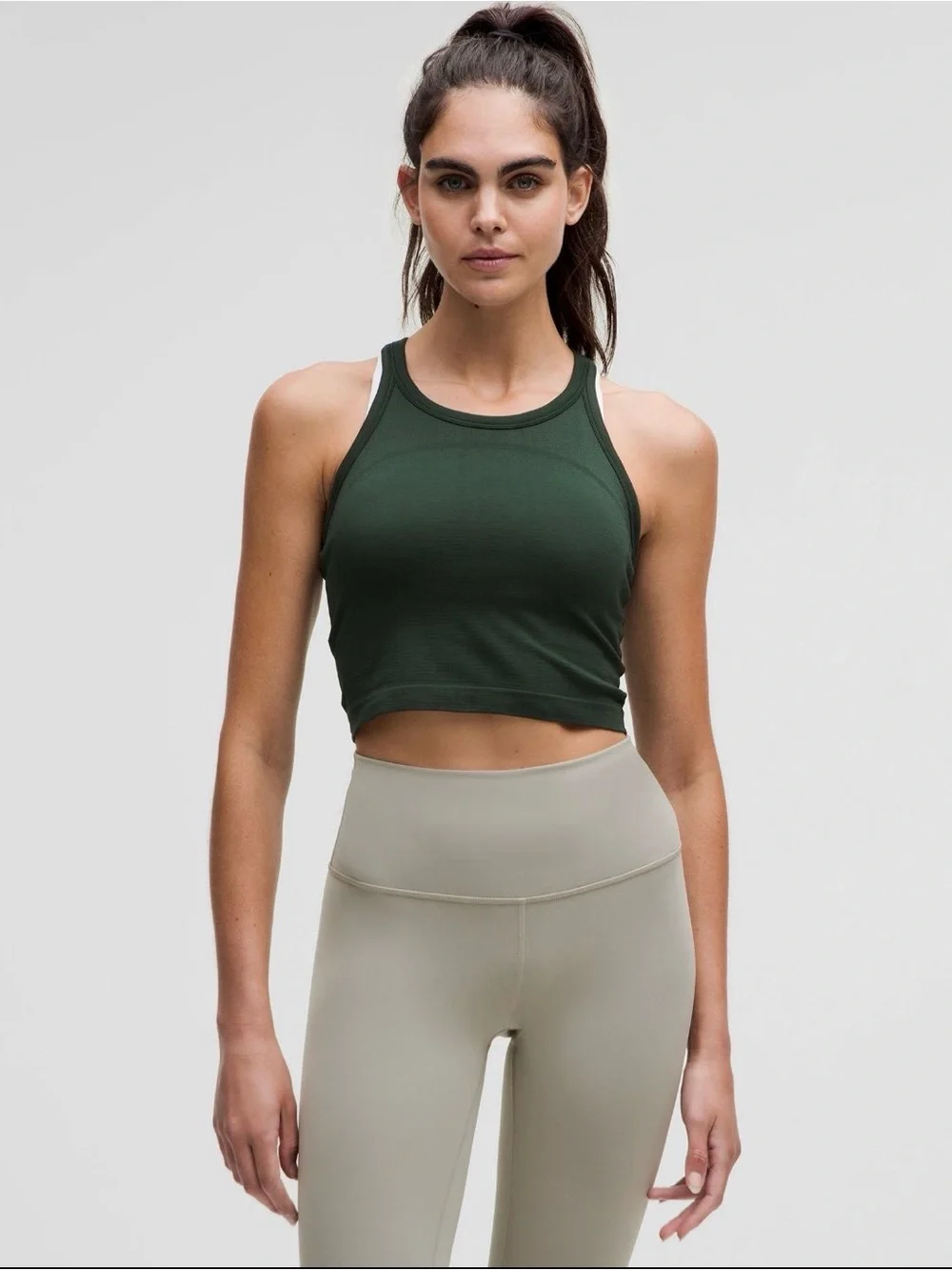 Lululemon  Swiftly Tech Cropped Racerback Tank